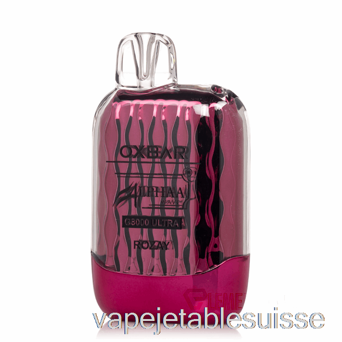 Vape Suisse Oxbar X Alpha G8000 Jetable Rozay